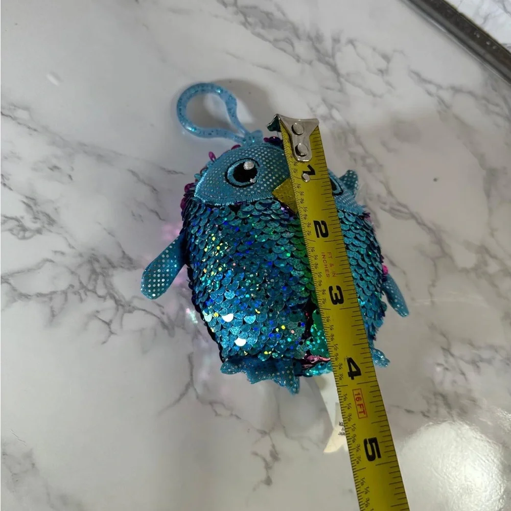 Sparkly Blue Owl Plush